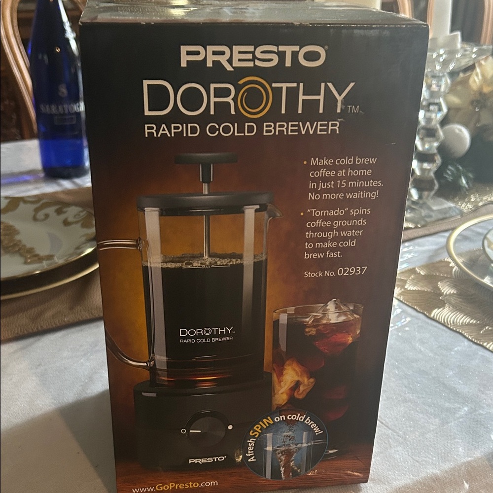 Presto Dorothy Rapid Cold Brewer - Black